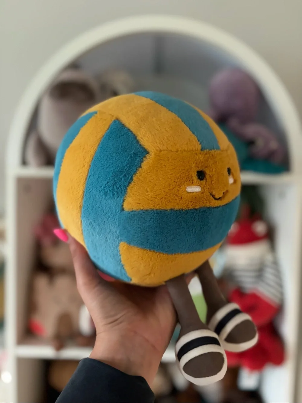 Rare Retired Jellycat Amuseable Sports Beach Volley - Authentic, BNWT & VHTF